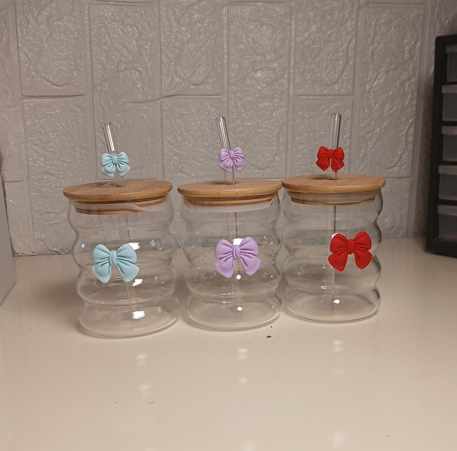Bow Glass Tumblers
