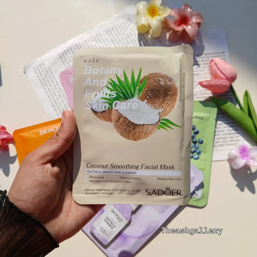 Coconut Fcaemask Sheet
